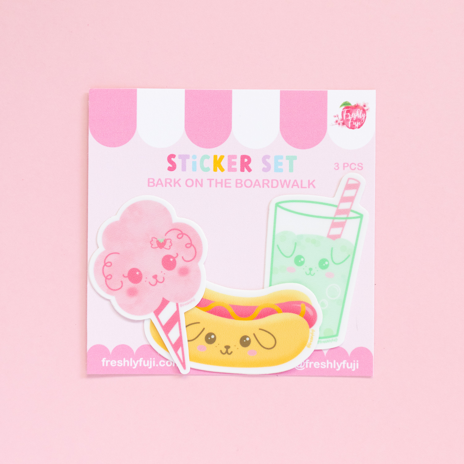 Boardwalk Snacks Sticker Set